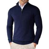 Men's Half-Zip Sweater in Soft Fabric