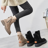 Women's Camel Winter Boots