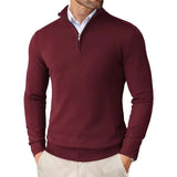 Men's Half-Zip Sweater in Soft Fabric