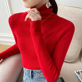 Women's Ribbed Turtleneck Knit Sweater, Long Sleeves