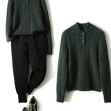 Women's Grey Cashmere Autumn Jumper