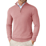 Men's Half-Zip Sweater in Soft Fabric