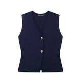 Women's Button Front Tailored Vest