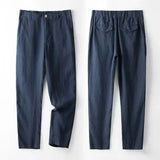 Men's Two-Piece Linen Blend Suit Set