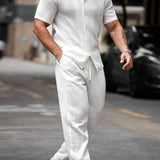 Men’s Linen Lounge Set
