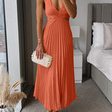 Ladies’ V-Neck Maxi Dress