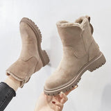 Women's Camel Winter Boots