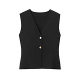 Women's Button Front Tailored Vest