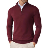 Men's Half-Zip Sweater in Soft Fabric