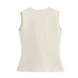 Women's Button Front Tailored Vest