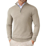 Men's Half-Zip Sweater in Soft Fabric