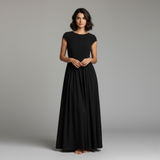 Women's Short Sleeve Maxi Dress