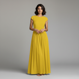 Women's Short Sleeve Maxi Dress