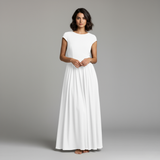 Women's Short Sleeve Maxi Dress