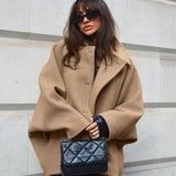 Ladies’ Camel Oversized Coat