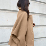 Ladies’ Camel Oversized Coat