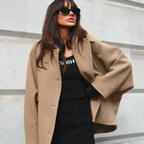 Ladies’ Camel Oversized Coat