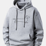 Dachshund Printed Hoodie