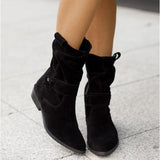Women's Slouch Mid Calf Ankle Boots