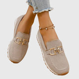 Women's Cushioned Sole Slip-On Casual Loafers