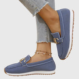 Women's Cushioned Sole Slip-On Casual Loafers