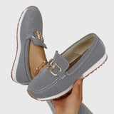Women's Cushioned Sole Slip-On Casual Loafers