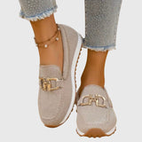 Women's Cushioned Sole Slip-On Casual Loafers