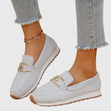 Women's Cushioned Sole Slip-On Casual Loafers