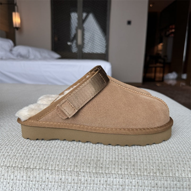 Ladies’ Faux Suede Slippers