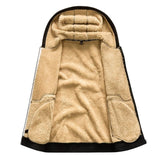 Men's Hooded Fur-Lined Sweater with Pockets