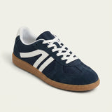 Retro Panelled Chunky Lace-Up Sneakers for Women