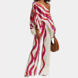Women's Printed Two Piece Lounge Set