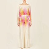 Women's Printed Two Piece Lounge Set