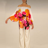 Women's Printed Two Piece Lounge Set
