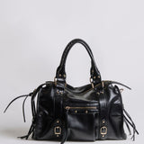Fringe Detail Satchel Shoulder Bag