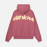 Oversized Hooded Sweatshirt with Back Print