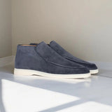 Men's Calf Suede Loafers with Leather Insole