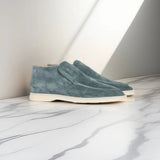 Men's Calf Suede Loafers with Leather Insole