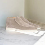 Men's Calf Suede Loafers with Leather Insole