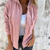 Women’s Corduroy Hooded Jacket