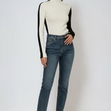 Fitted Turtleneck Long Sleeve Top