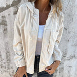 Women’s Corduroy Hooded Jacket