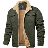 Men’s Ribbed Trim Winter Coat