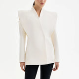 Ladies’ Structured White Blazer