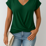Ladies’ Wrap Front Top