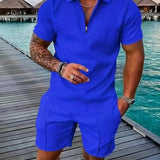 Men's Two-Piece Polo and Shorts Set