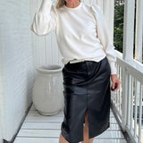 Scuba Puff Sleeve Sweater
