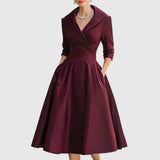 Ladies’ Vintage-Inspired Midi Dress