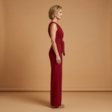 Women's One Shoulder Wide Leg Jumpsuit