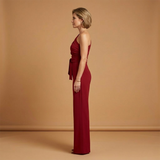 Women's One Shoulder Wide Leg Jumpsuit